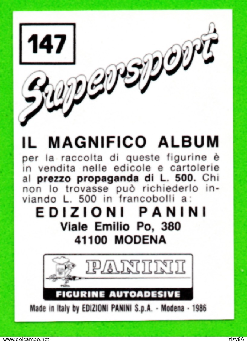 Figurina Panini Supersport 1986 - N° 147 - Livingstone Bramble (USA) - Pugilato - 1980-1989