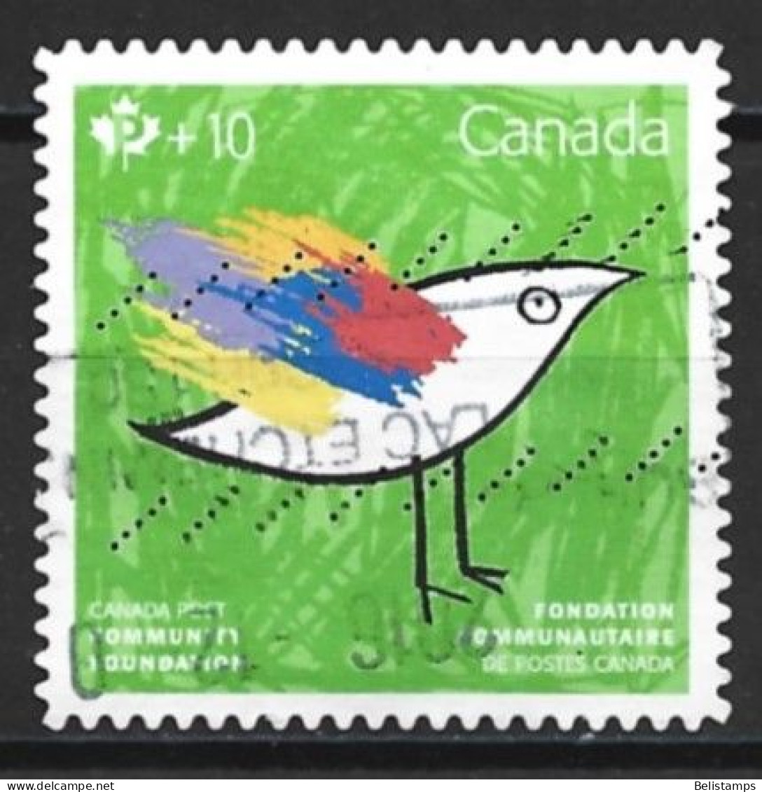 Canada 2016. Scott #B24 (U) Stylized Bird - Gebraucht