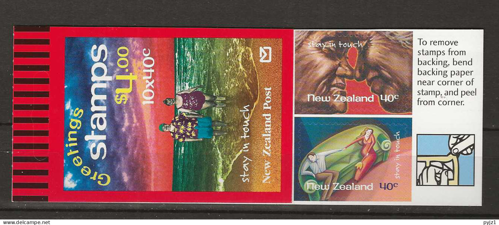 1998 MNH New Zealand Booklet Mi 1667-76 Postfris** - Postzegelboekjes