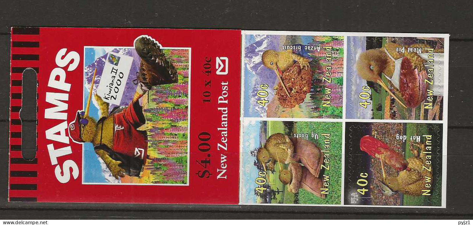 2000 MNH New Zealand Booklet Mi 1825-34 Postfris** - Cuadernillos