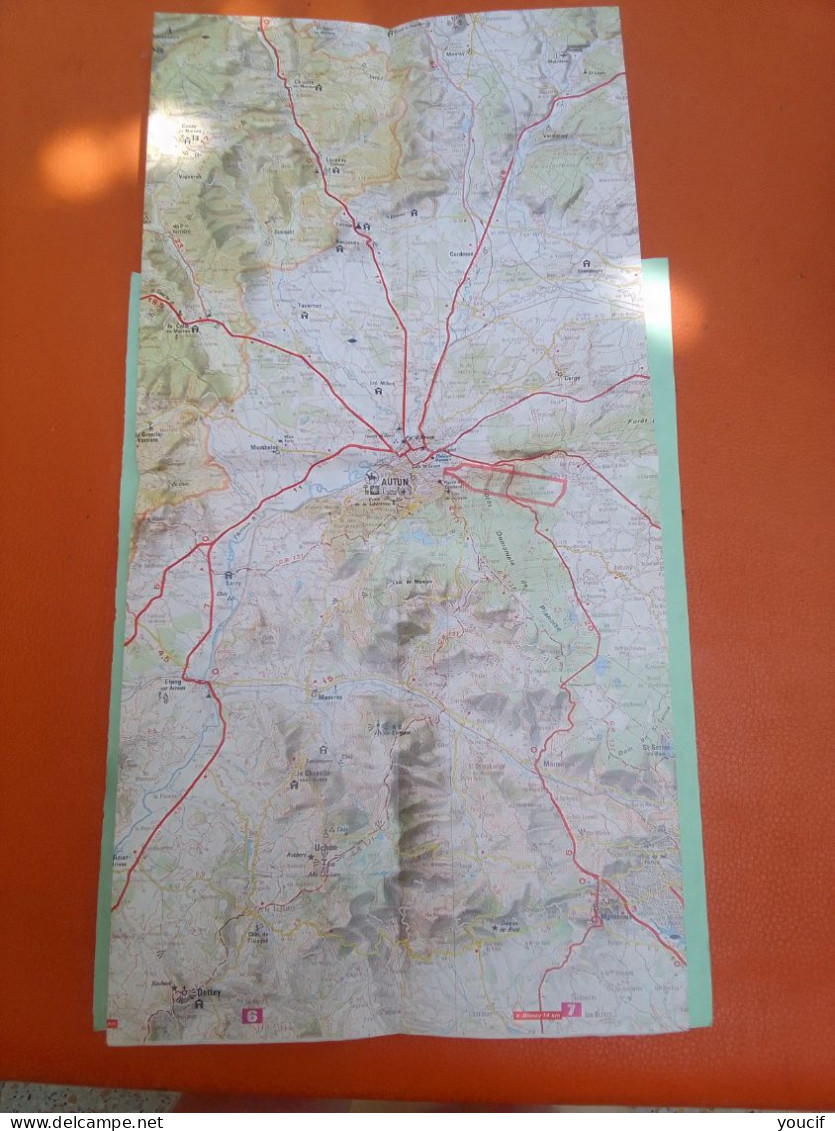 Cartes Ign Du Parc Naturel Regional Du Morvan - 1987