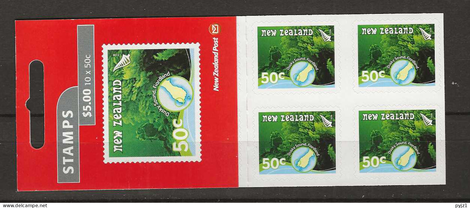 2008 MNH New Zealand Booklet Mi 2478 Postfris** - Carnets