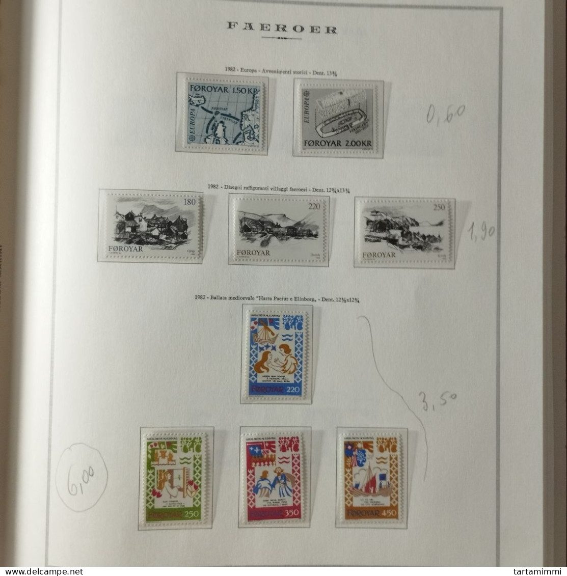 FAEROER EUROPA ACCUMULATION MNH MINISHEET SHEETS SOME DOUBLES SETS