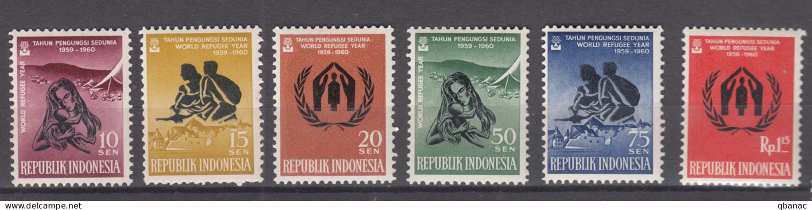 Indonesia 1960 Mi#263-266 Mint Never Hinged  - Indonesië
