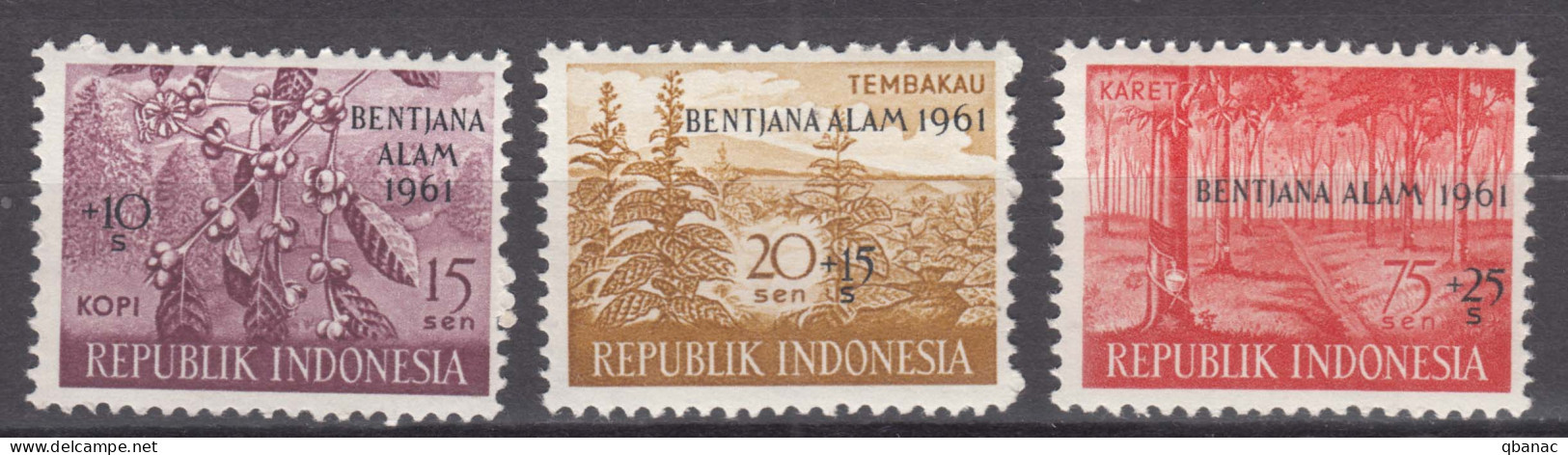 Indonesia 1961 Mi#288-290 Mint Never Hinged - Indonesië