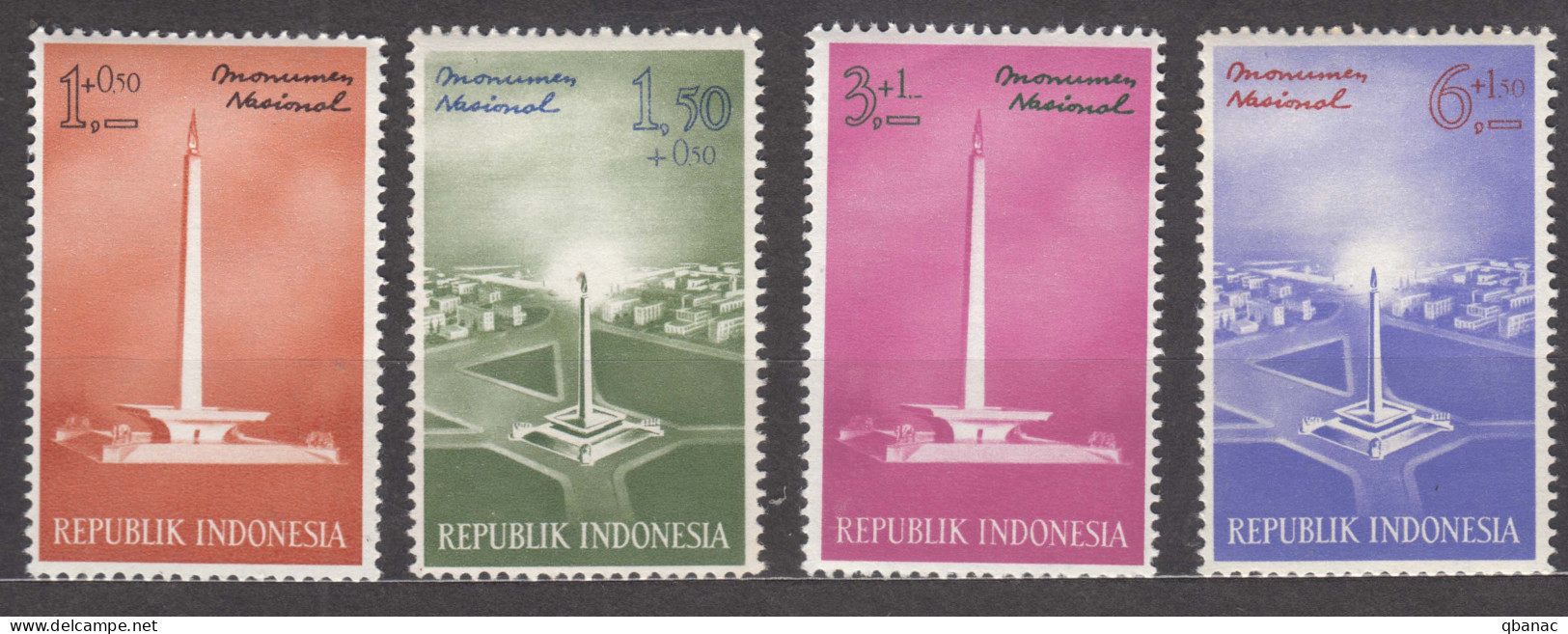 Indonesia 1962 Mi#341-344 Mint Never Hinged  - Indonesië