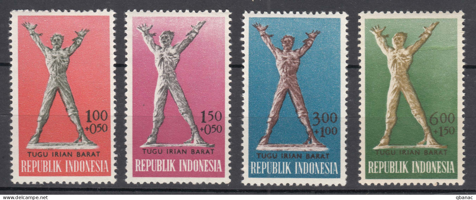 Indonesia 1963 Mi#380-383 Mint Never Hinged - Indonesië