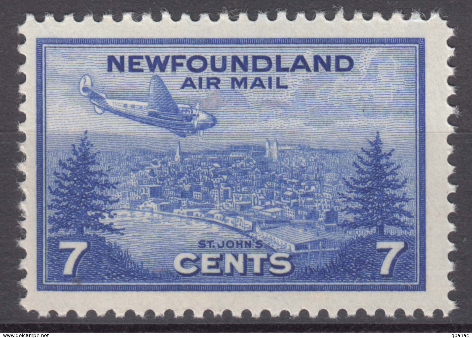 Canada Newfoundland 1943 Airmail Mi#241 Mint Never Hinged - 1908-1947