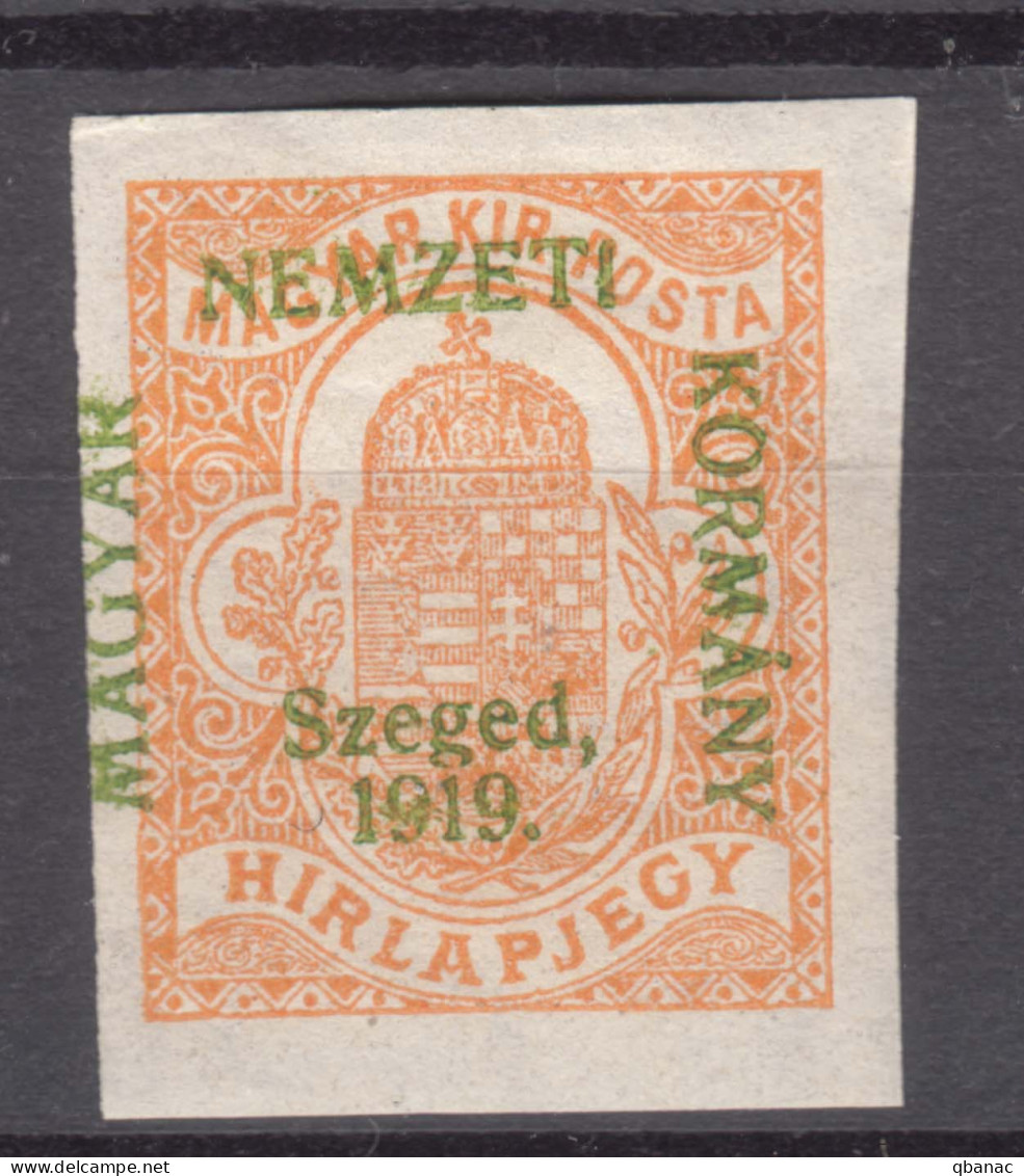 Hungary Szegedin Szeged 1919 Mi#1 Mint Hinged - Szeged
