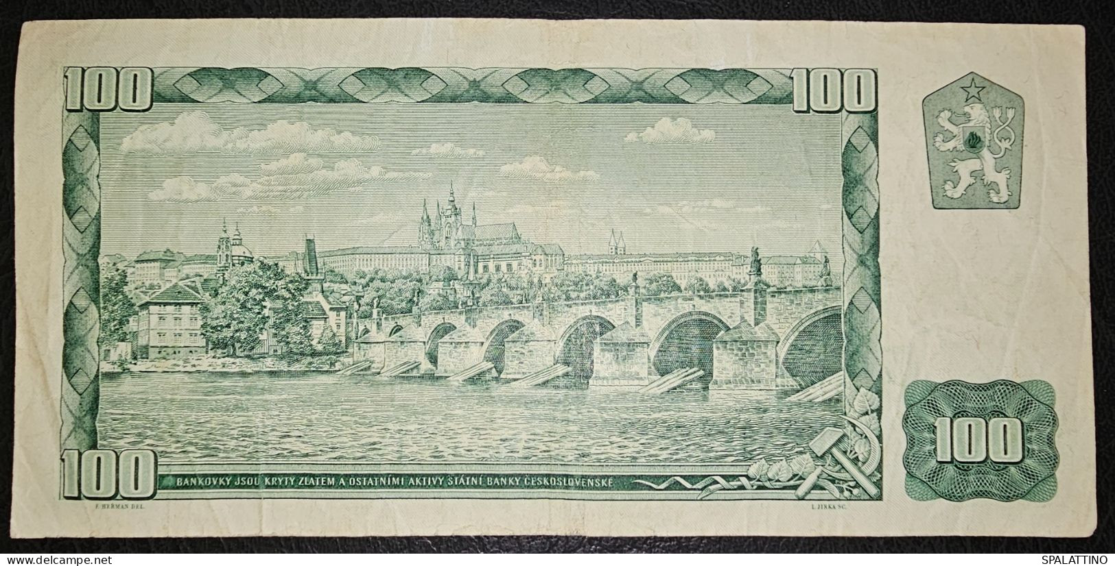 CZECHOSLOVAKIA- 100 KORUN 1961. - Checoslovaquia