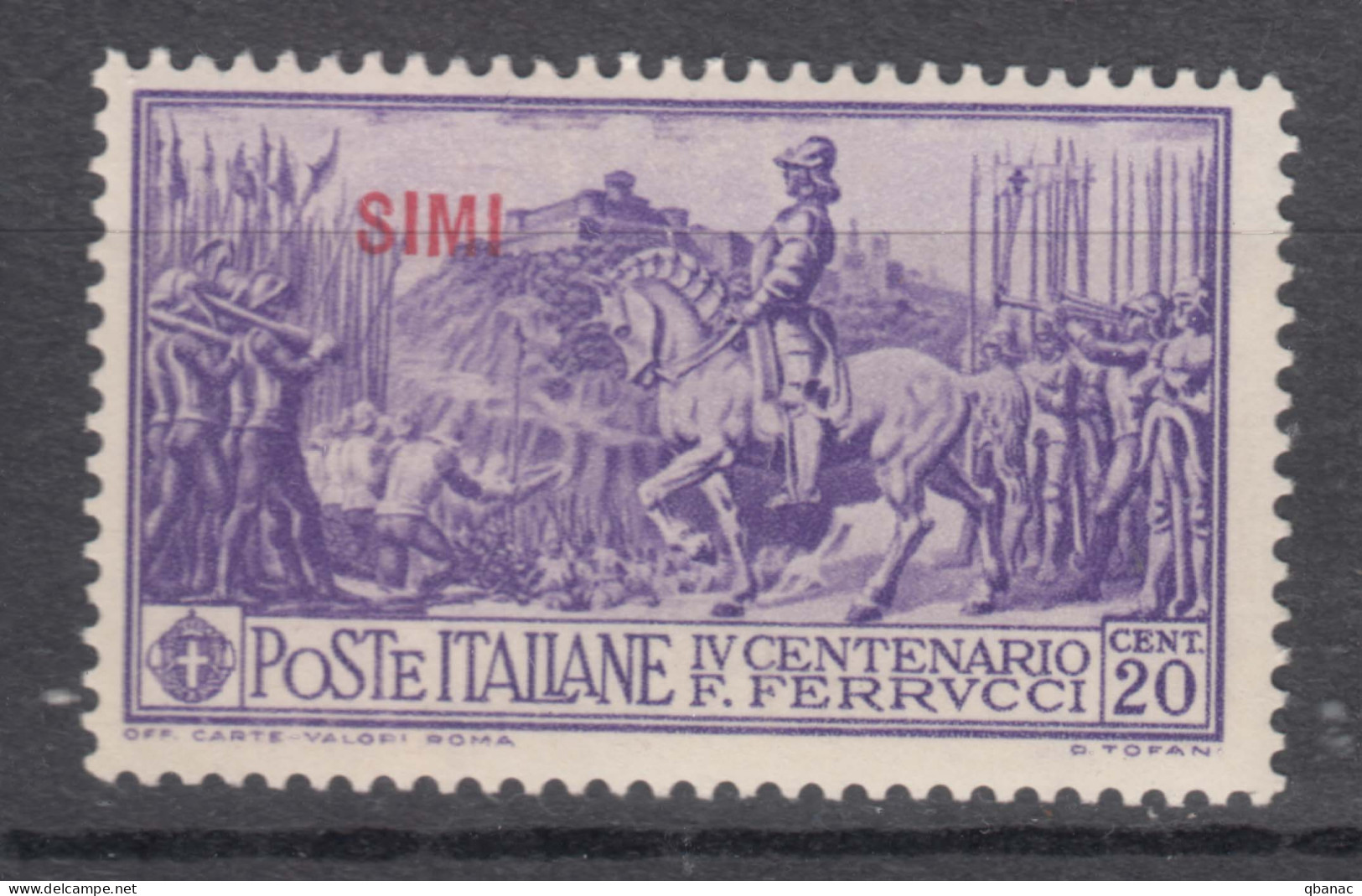 Italy Colonies Egeo Simi 1930 Ferrucci Sassone#12 Mint Hinged - Aegean (Simi)