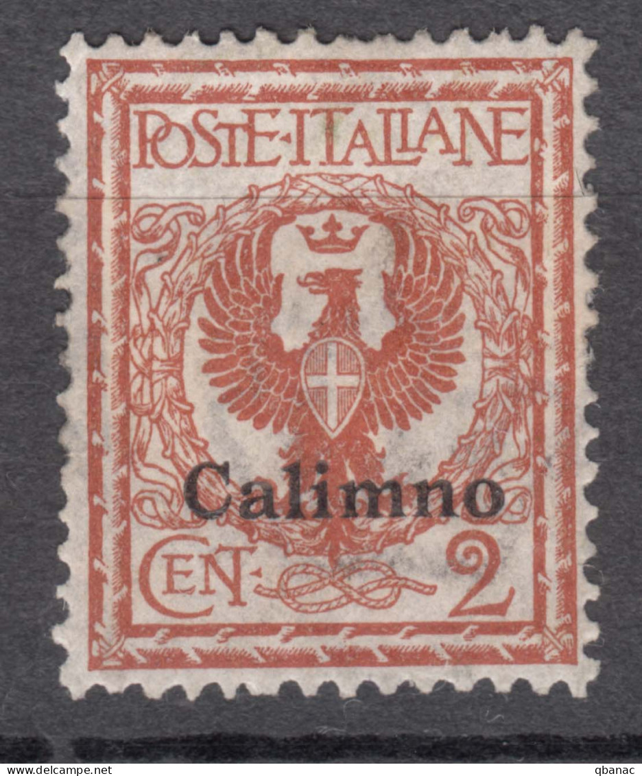 Italy Colonies Aegean Islands Egeo Calimno (Calino) 1912 Sassone#1 Mi#3 I Mint Hinged - Egeo (Calino)