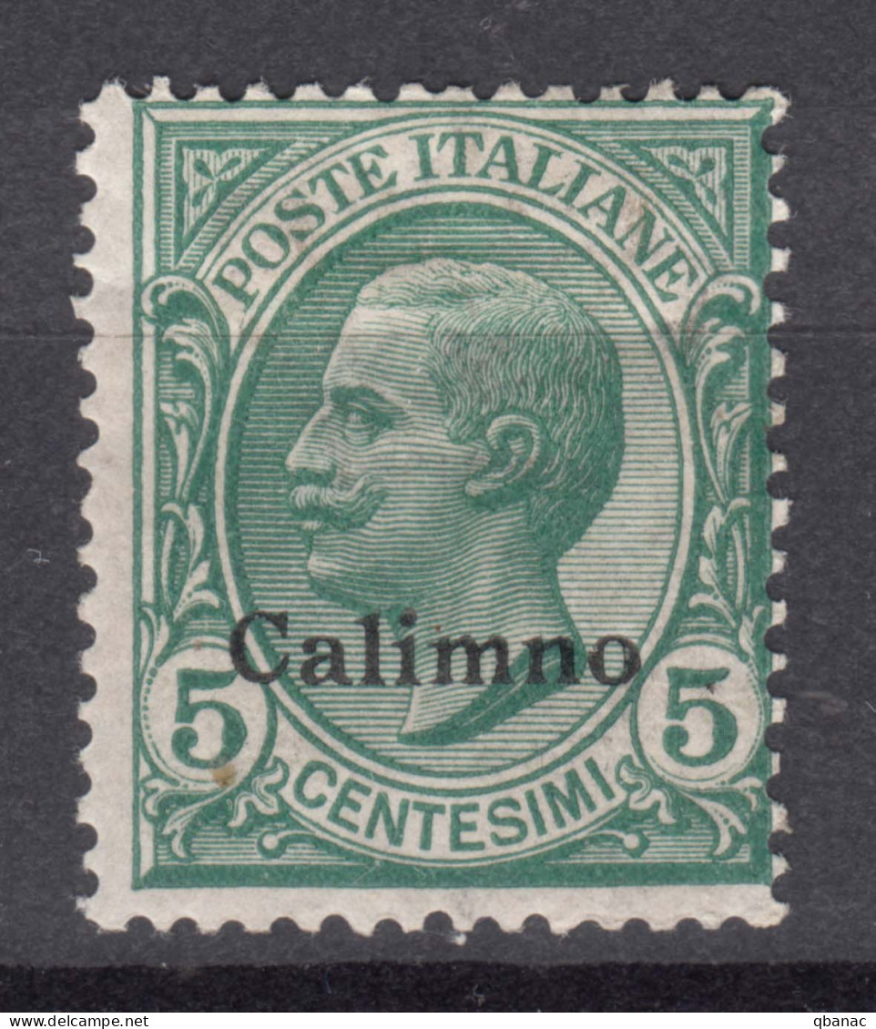 Italy Colonies Aegean Islands Egeo Calimno (Calino) 1912 Sassone#2 Mi#4 I Mint Hinged - Ägäis (Calino)