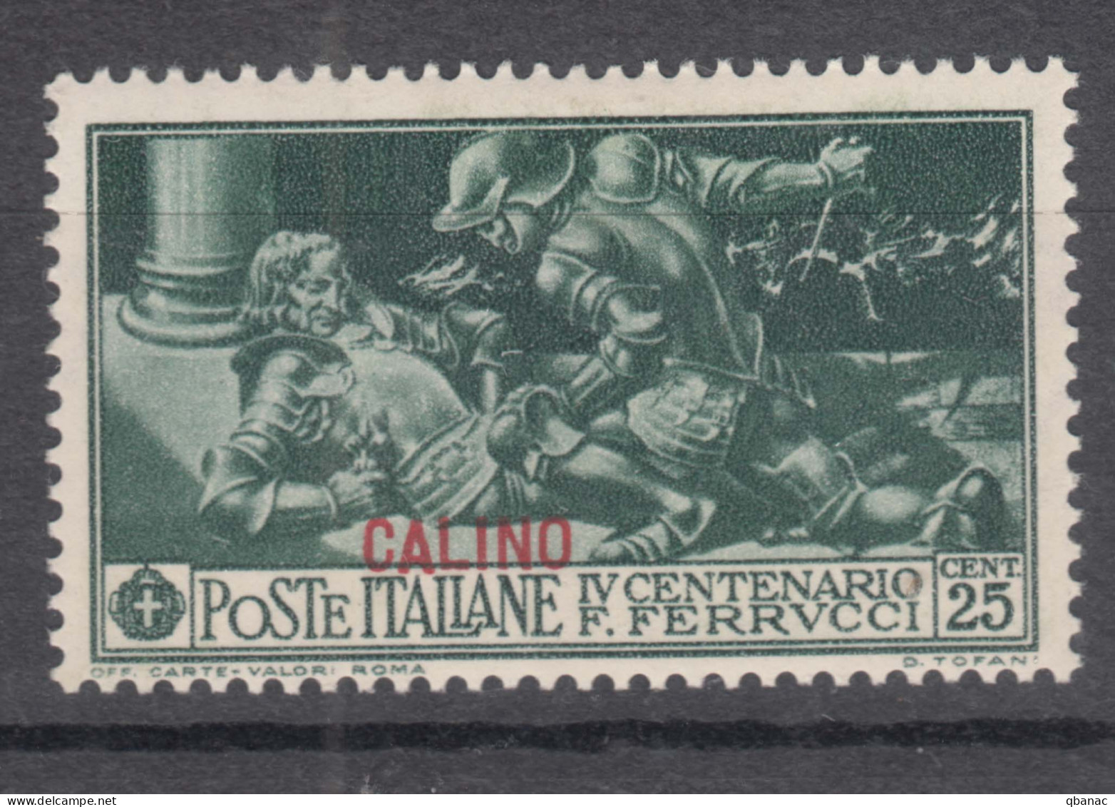 Italy Colonies Aegean Islands Egeo Calimno (Calino) 1930 Sassone#13 Mint Hinged - Egeo (Calino)