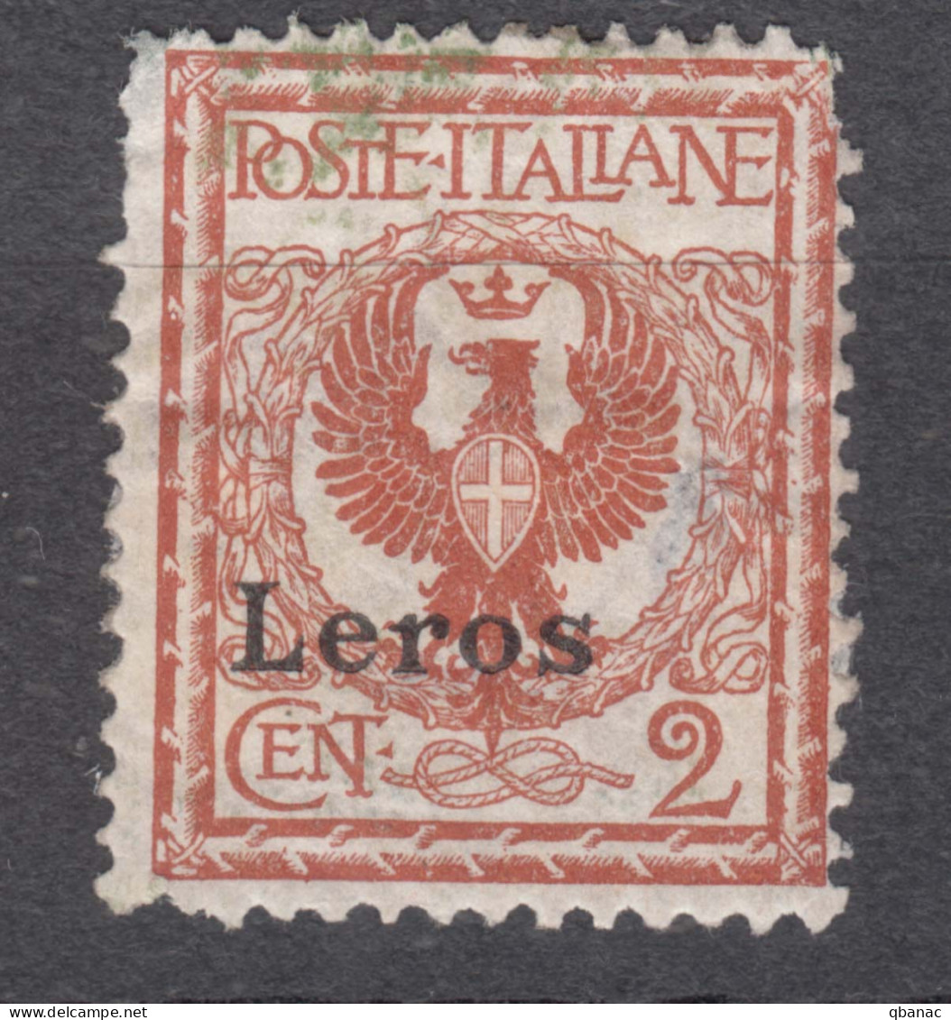 Italy Colonies Aegean Islands Egeo Leros (Lero) 1912 Sassone#1 Mi#3 V Used - Egée (Lero)