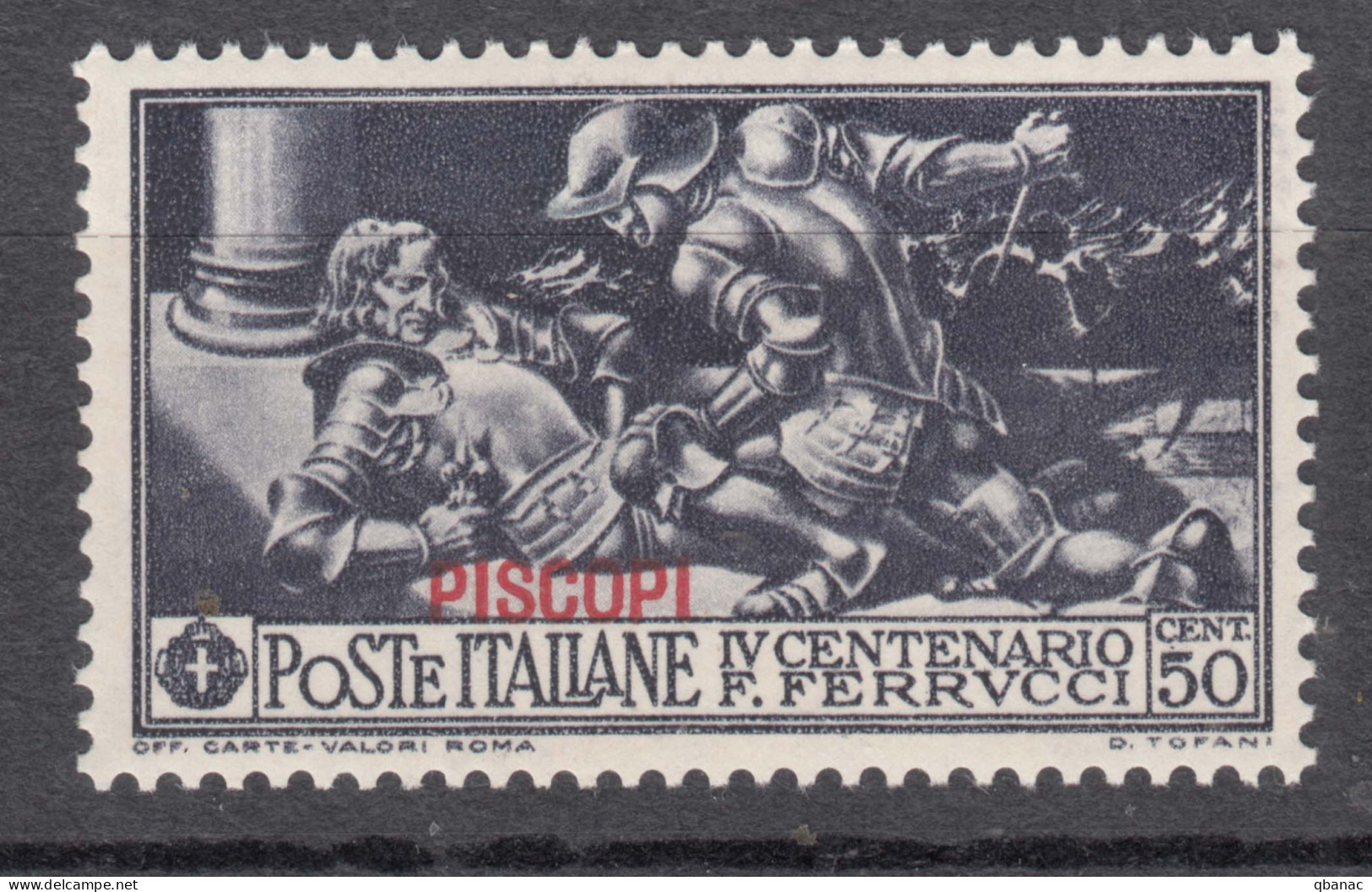 Italy Colonies Aegean Islands Egeo Piscopi 1930 Ferrucci Sassone#14 Mi#28 IX Mint Hinged - Egeo (Piscopi)