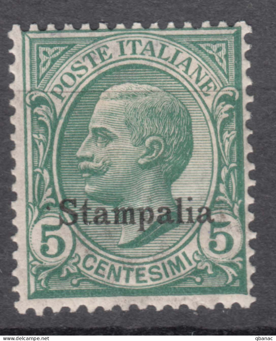 Italy Colonies Aegean Islands Egeo Stampalia 1912 Sassone#2 Mi#4 XIII Mint Hinged - Egeo (Stampalia)