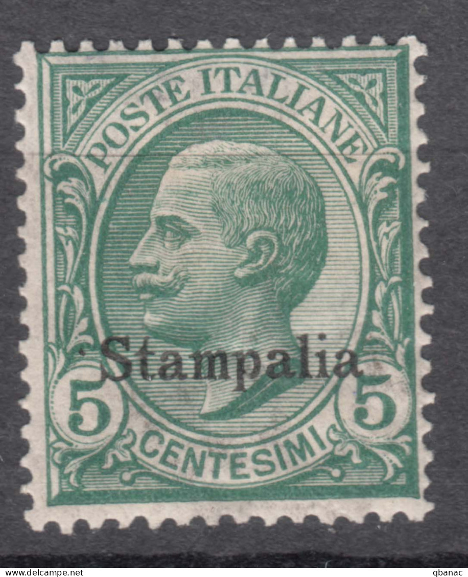 Italy Colonies Aegean Islands Egeo Stampalia 1912 Sassone#2 Mi#4 XIII Mint Hinged - Egée (Stampalia)