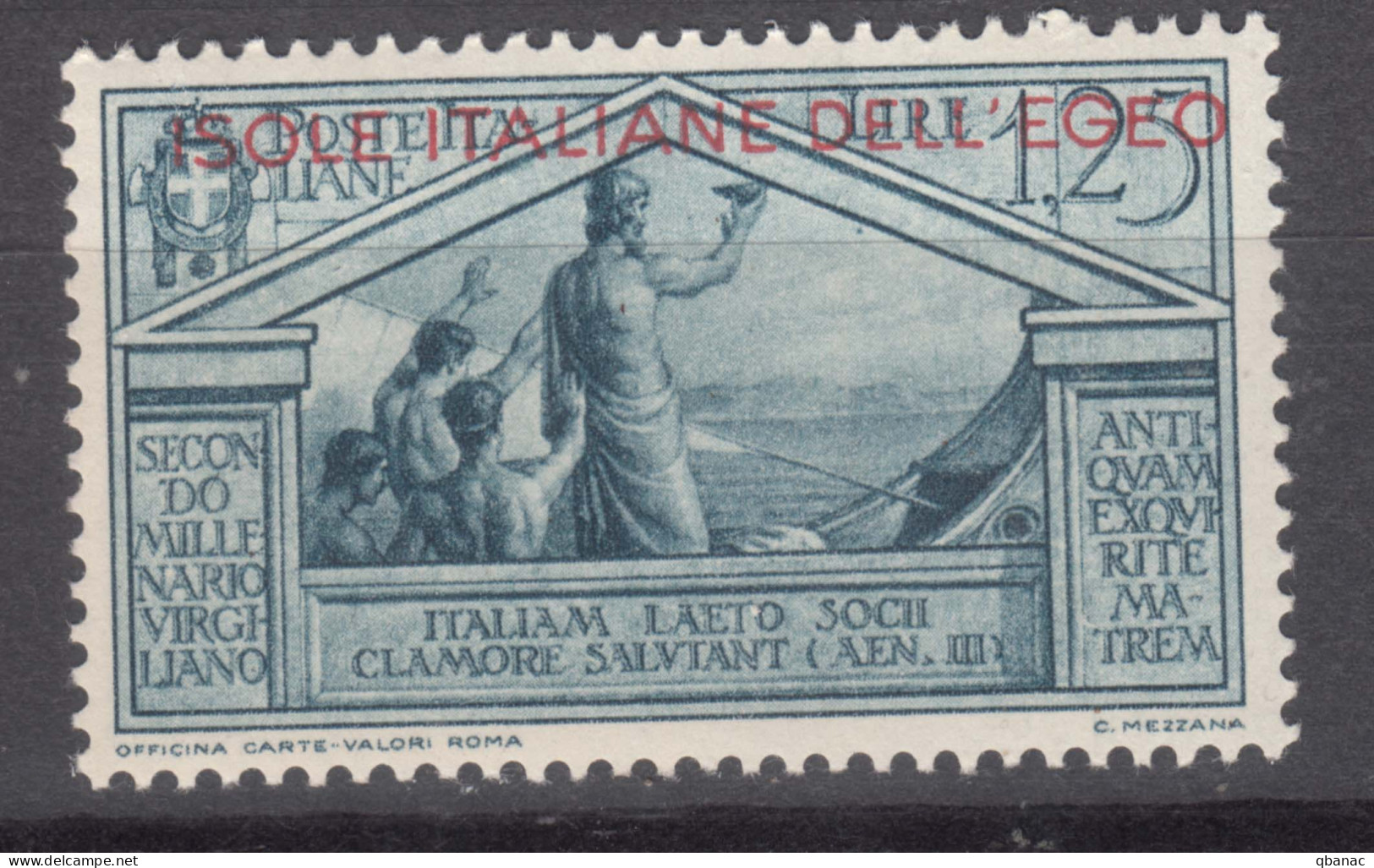 Italy Colonies Aegean Islands Egeo 1930 Sassone#27 Mint Hinged - Egée