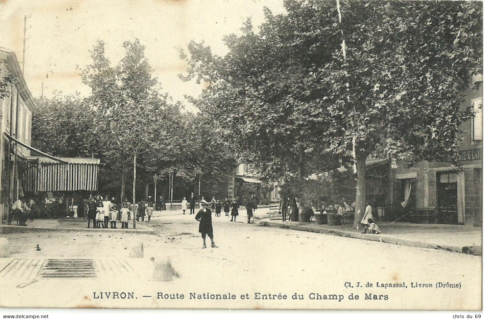 Livron Route Nationale Et Entree Du Champ De Mars - Livron