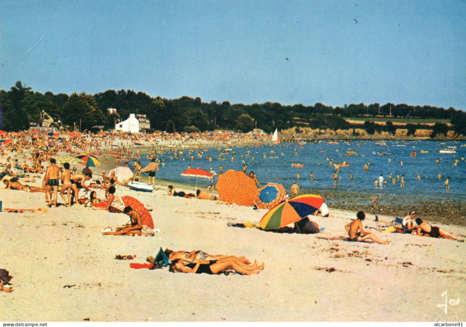 LA FORET FOUESNANT - La Plage De Kerleven à L'heure Du Bain - La Forêt-Fouesnant