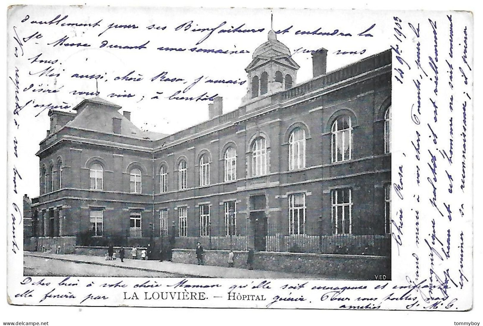 CPA La Louvière, Hôpital - La Louvière