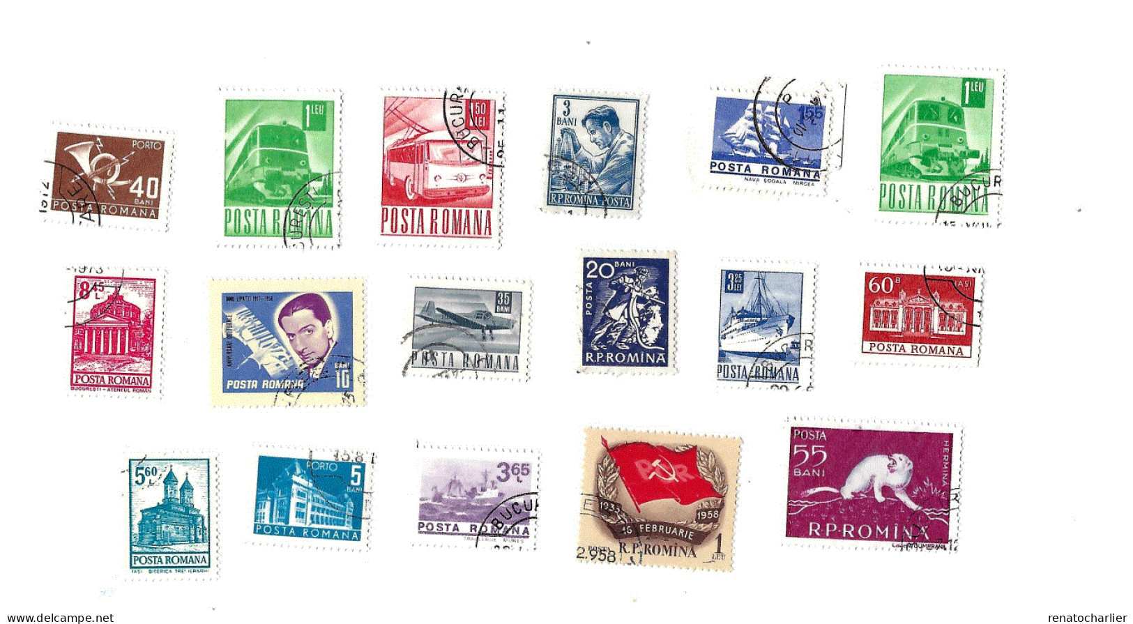 Collection De 88 Timbres Oblitérés. - Verzamelingen