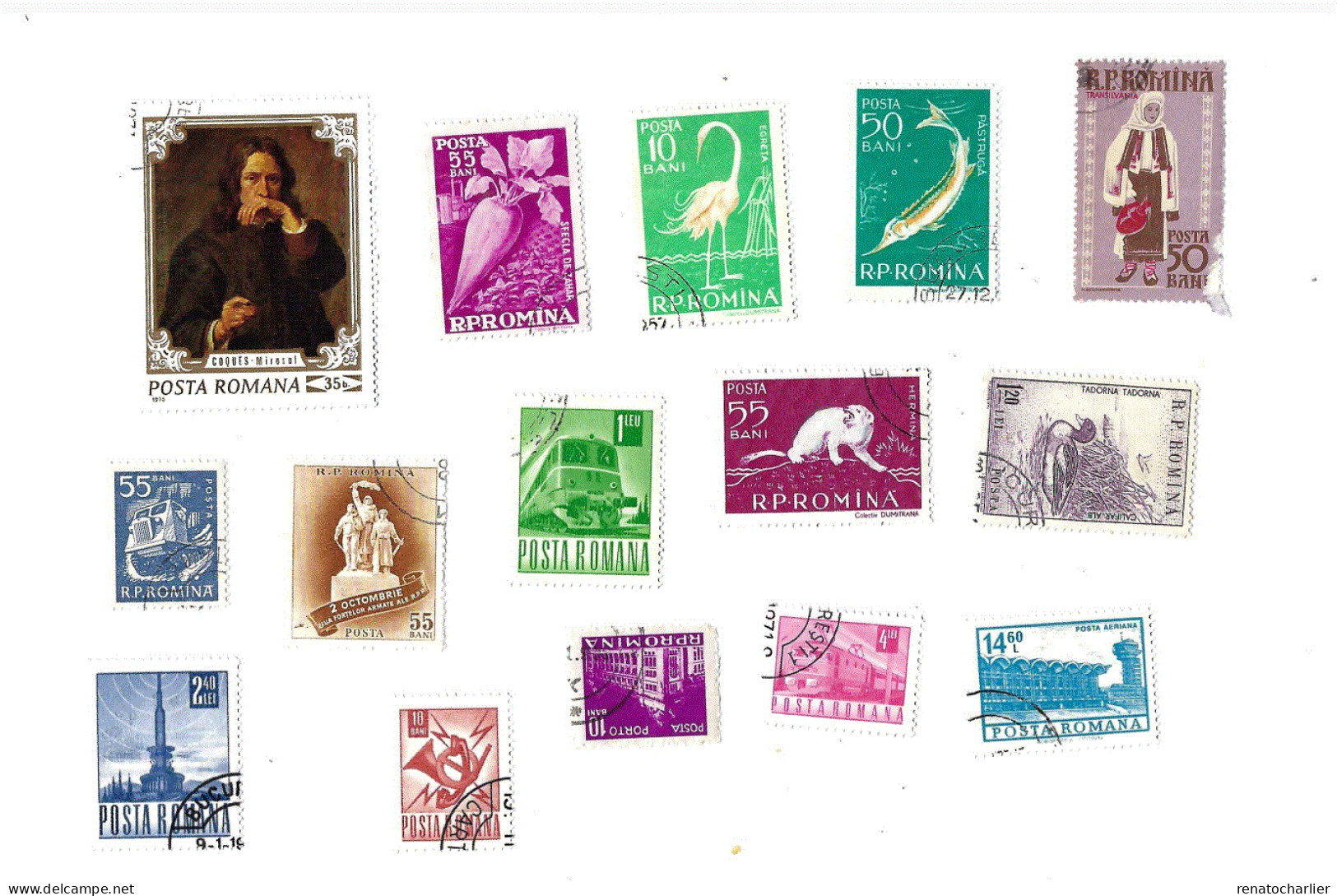 Collection De 88 Timbres Oblitérés. - Sammlungen