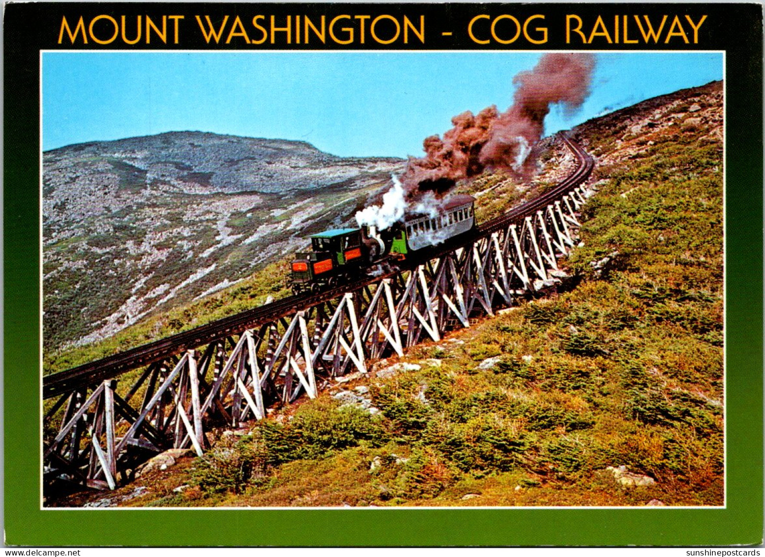 New Hampshire White Mountains Mount Washington Cog Railway - White Mountains