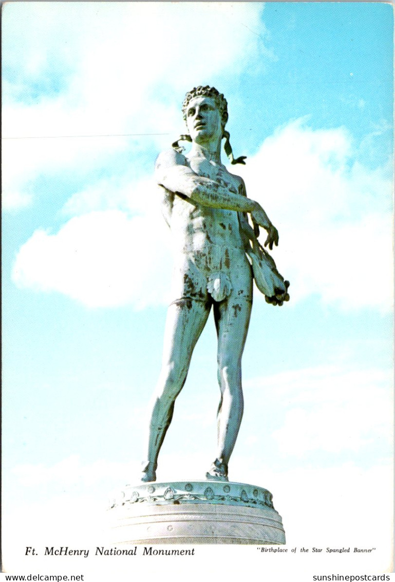 Maryland Baltimore Fort McHenry Natiuonal Monument Orpheus Statue - Baltimore