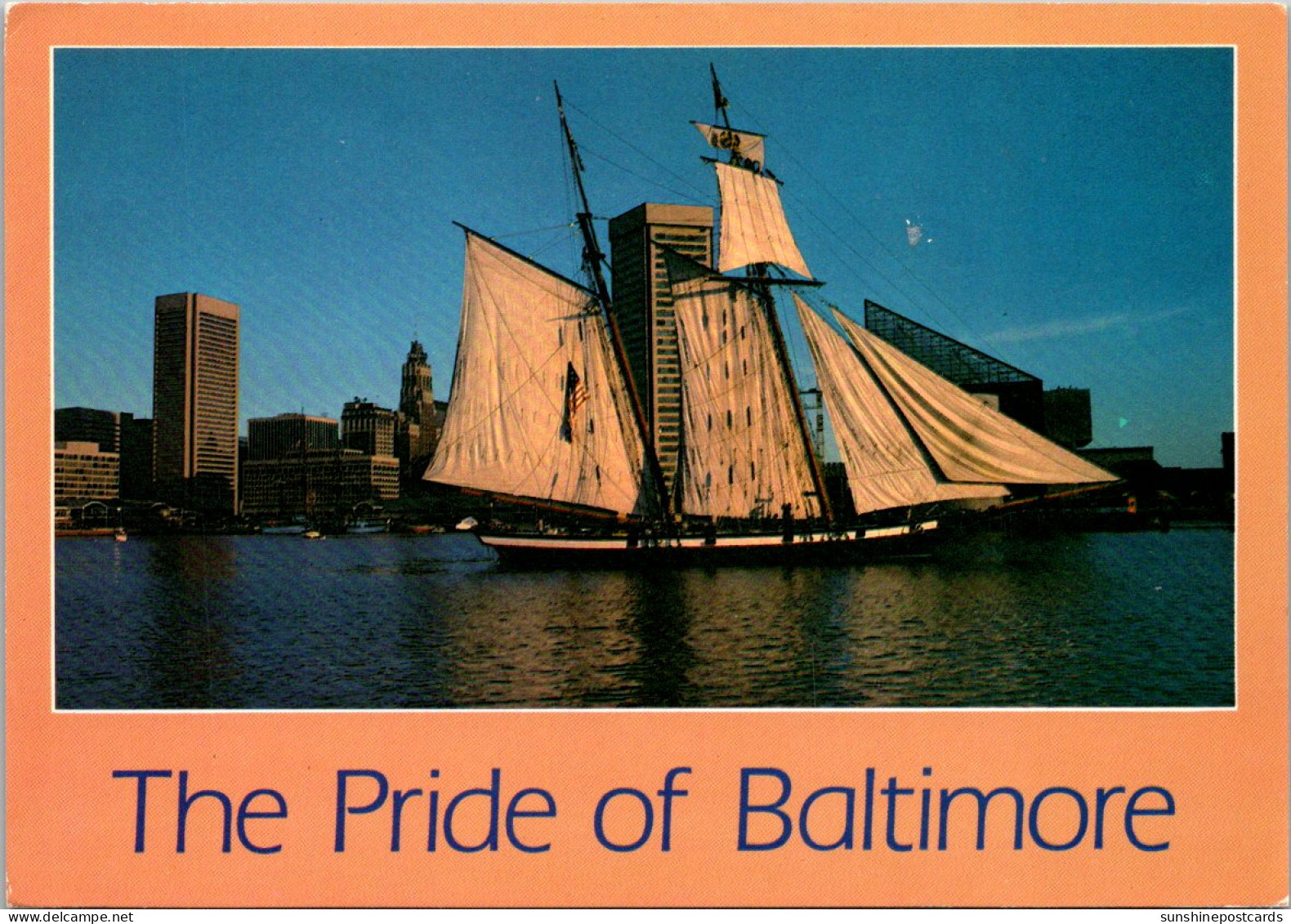 Maryland Baltimore "Pride Of Baltimore " Recreation Of Baltimore Clipper Schooner - Baltimore