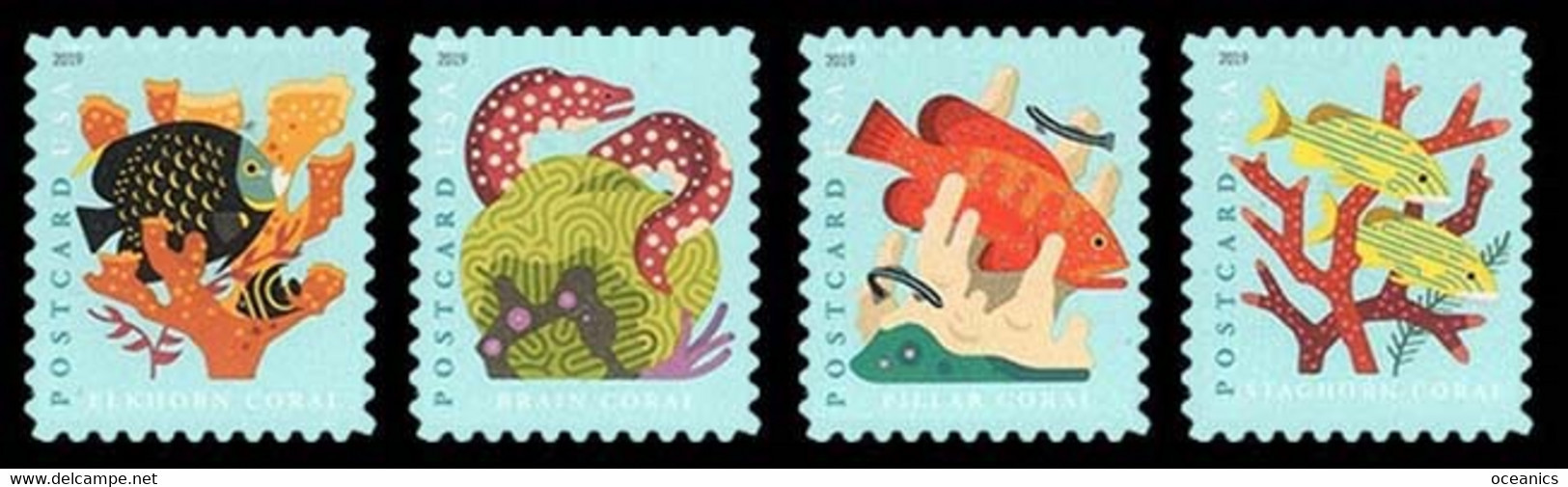 Etats-Unis / United States (Scott No.5363-66 - Coral Reefs) [**] Set Of 4 - Neufs