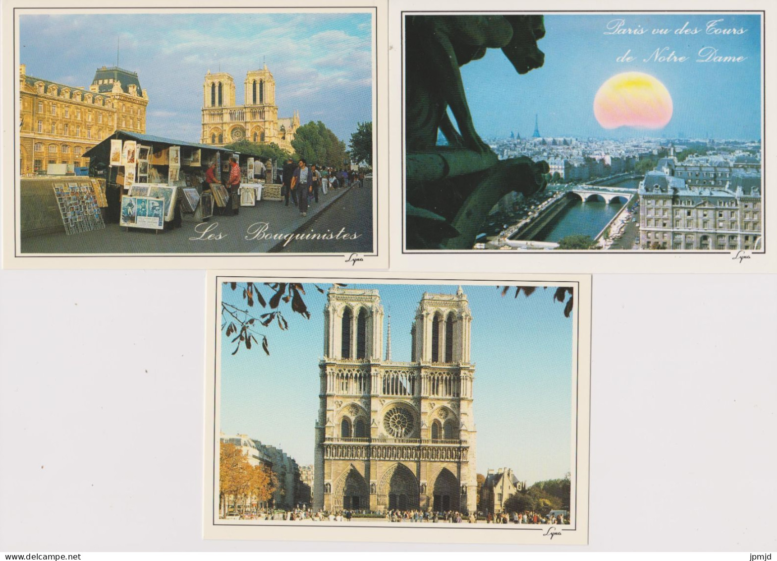 75 - PARIS - Cathédrale Notre-Dame - Lot De 6 Cartes Postales Modernes En Tbe - Ed. ABEILLE CARTES LYNA - Notre Dame De Paris