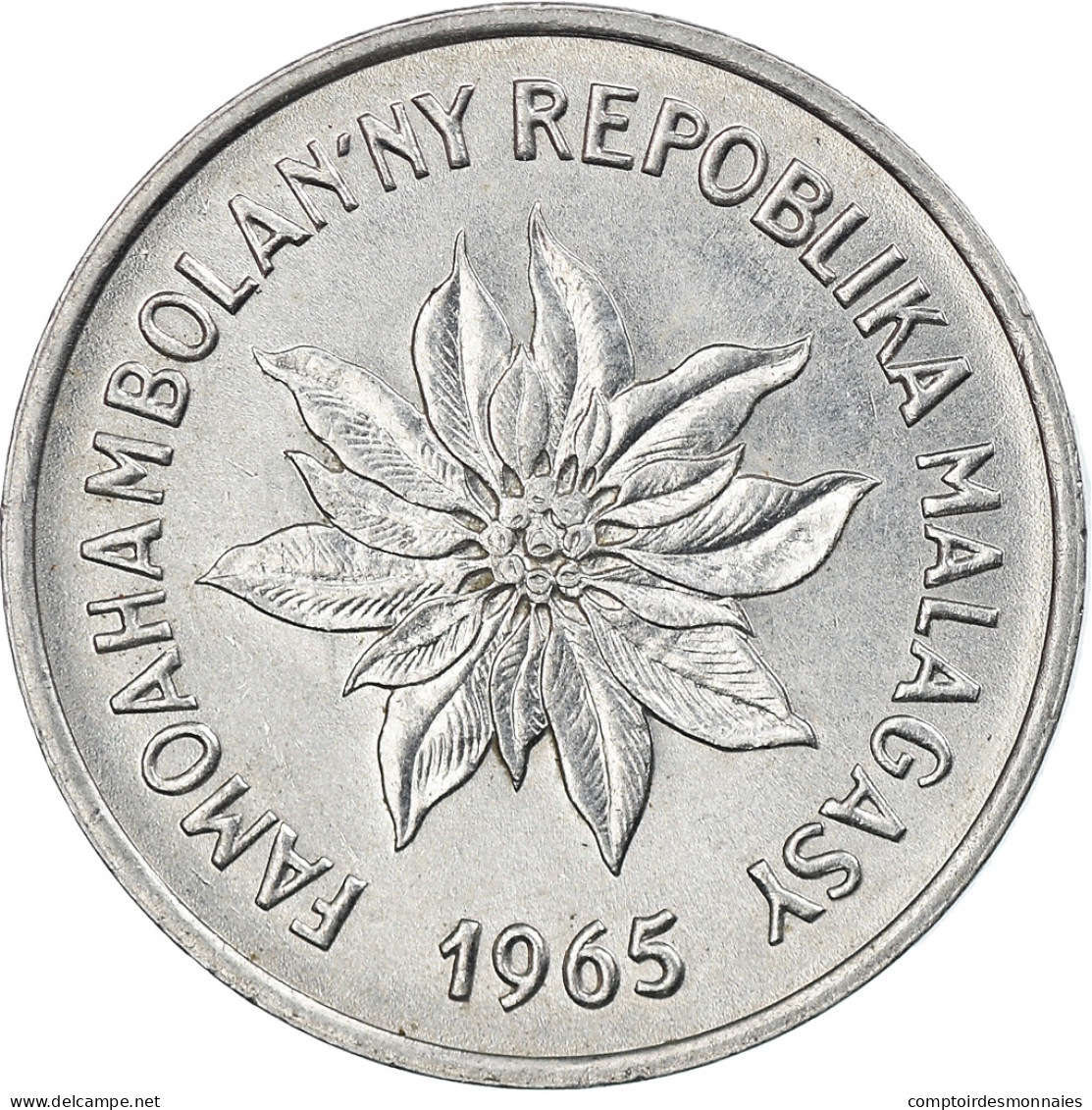 Monnaie, Madagascar, Franc, 1965, Paris, TTB, Stainless Steel, KM:8 - Madagaskar