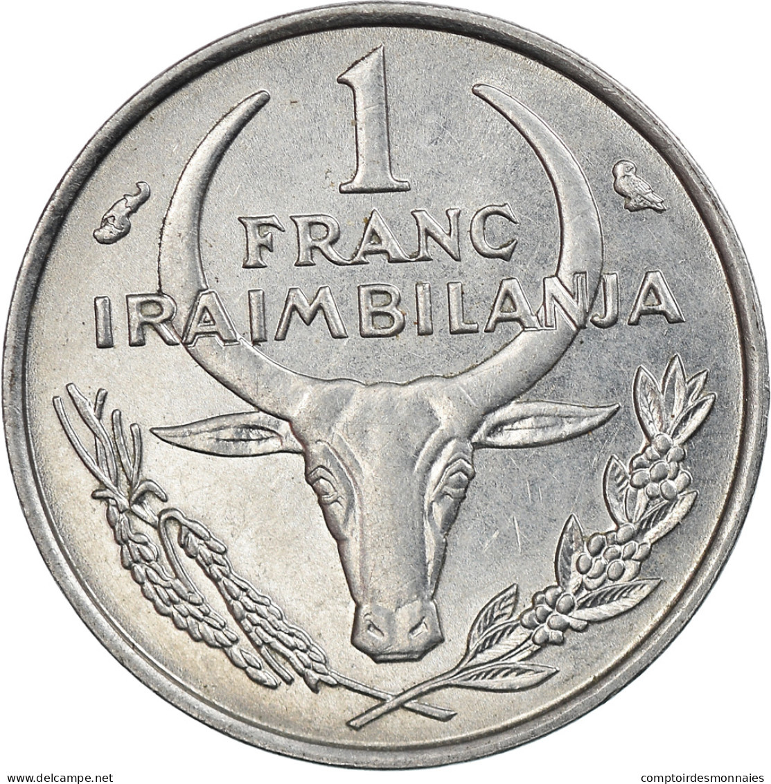 Monnaie, Madagascar, Franc, 1965, Paris, TTB, Stainless Steel, KM:8 - Madagascar