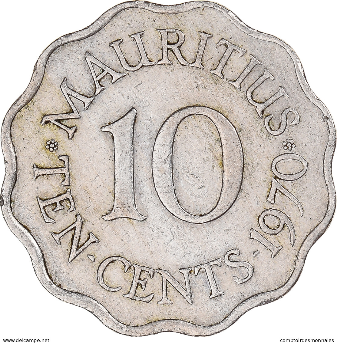 Monnaie, Maurice, 10 Cents, 1970 - Mauritius