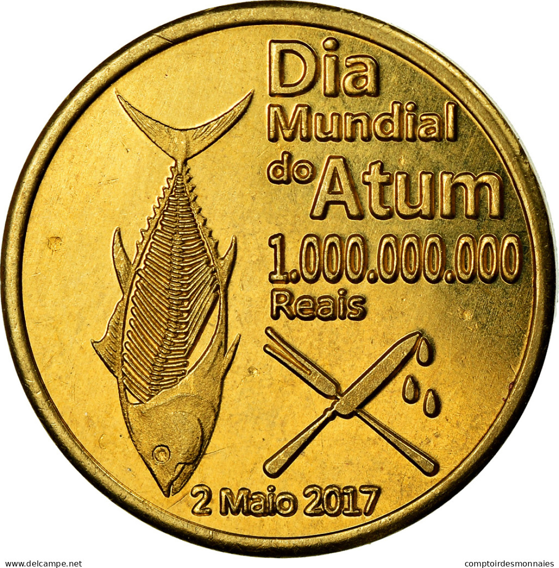 Monnaie, CABINDA, Milliard De Reais, 2017, Journée Mondiale De L'environnement - Angola