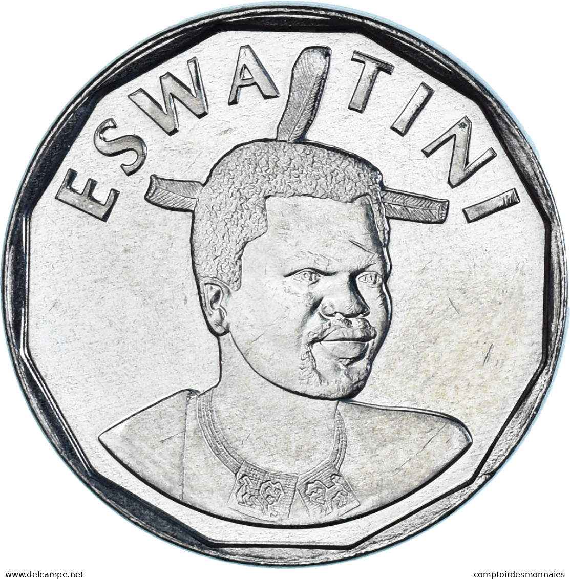 Monnaie, Eswatini, 50 Cents, 2018, ESWATINI, SPL, Acier Inoxydable - Swasiland