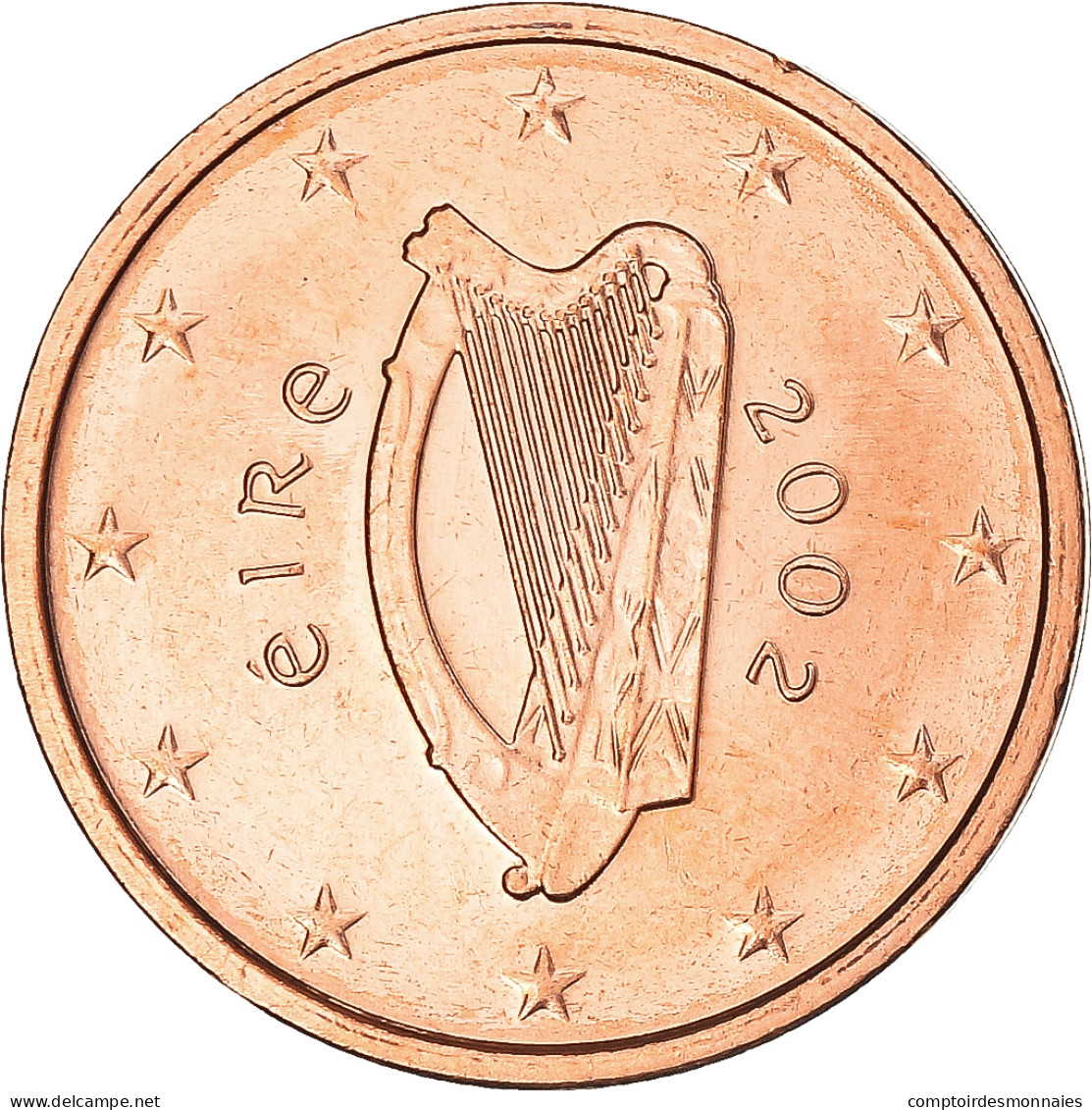 République D'Irlande, 2 Euro Cent, 2002, Sandyford, FDC, Cuivre Plaqué Acier - Irland