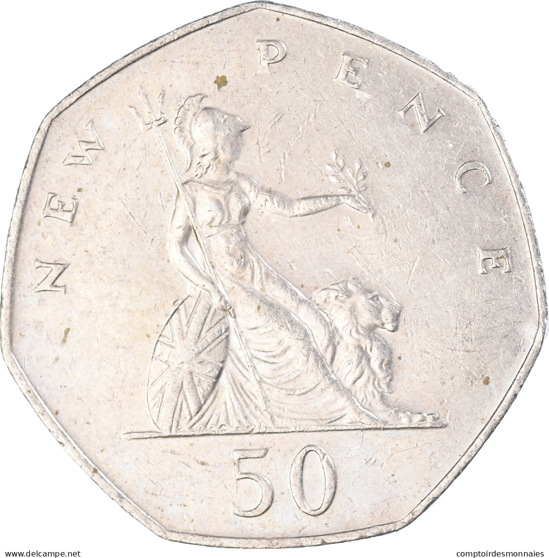 Monnaie, Grande-Bretagne, 50 New Pence, 1981 - Sonstige & Ohne Zuordnung