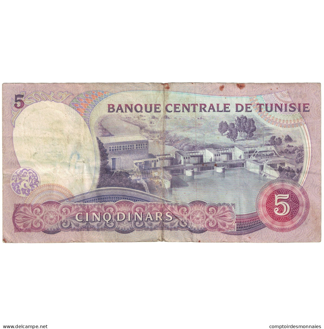 Billet, Tunisie, 5 Dinars, 1983, 1983-11-03, KM:79, TB - Tunisia