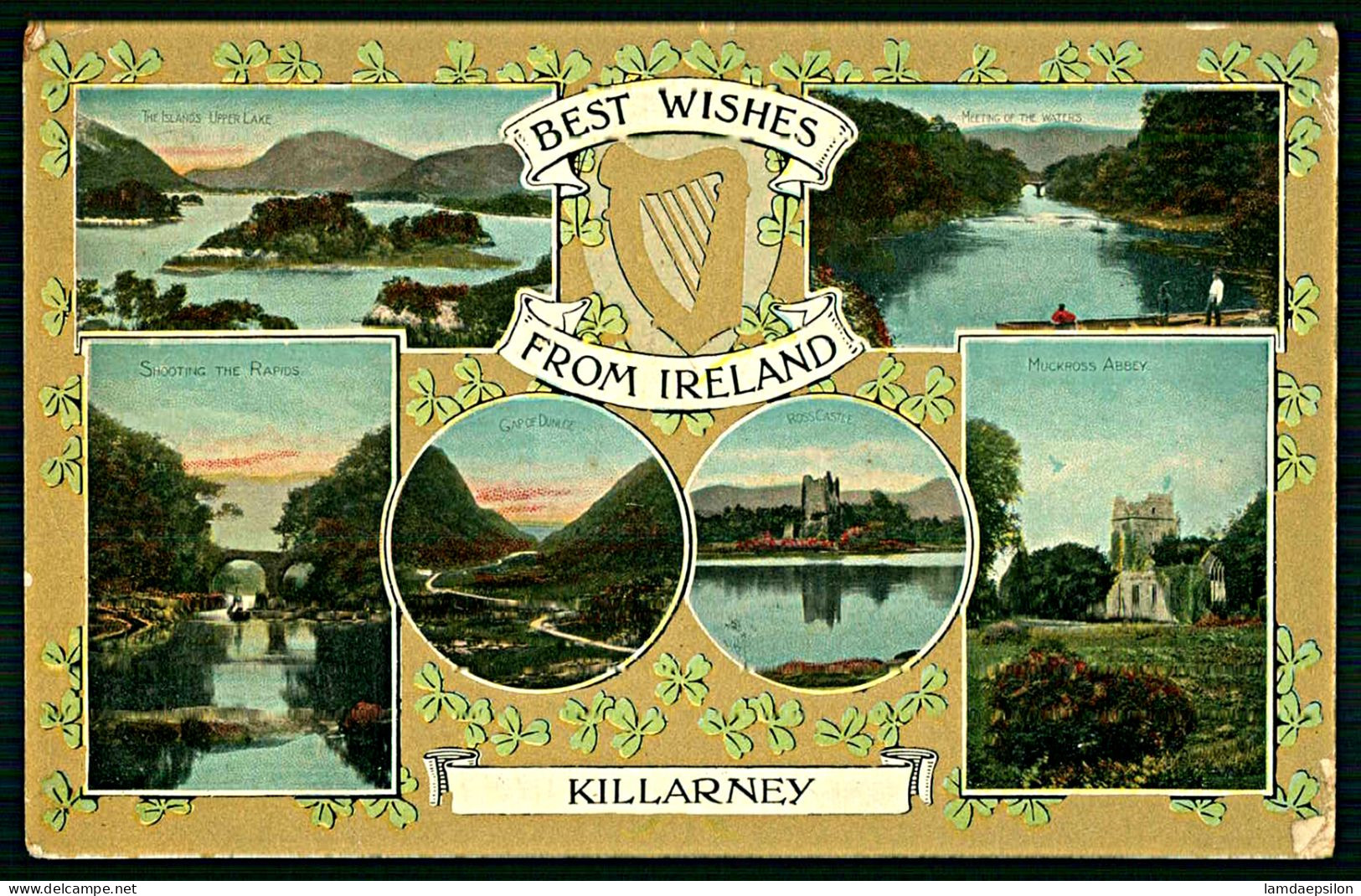 A63 ROYAUME-UNI CPA  KILLARNEY - BEST WISHES FROM IRELAND - Collections & Lots