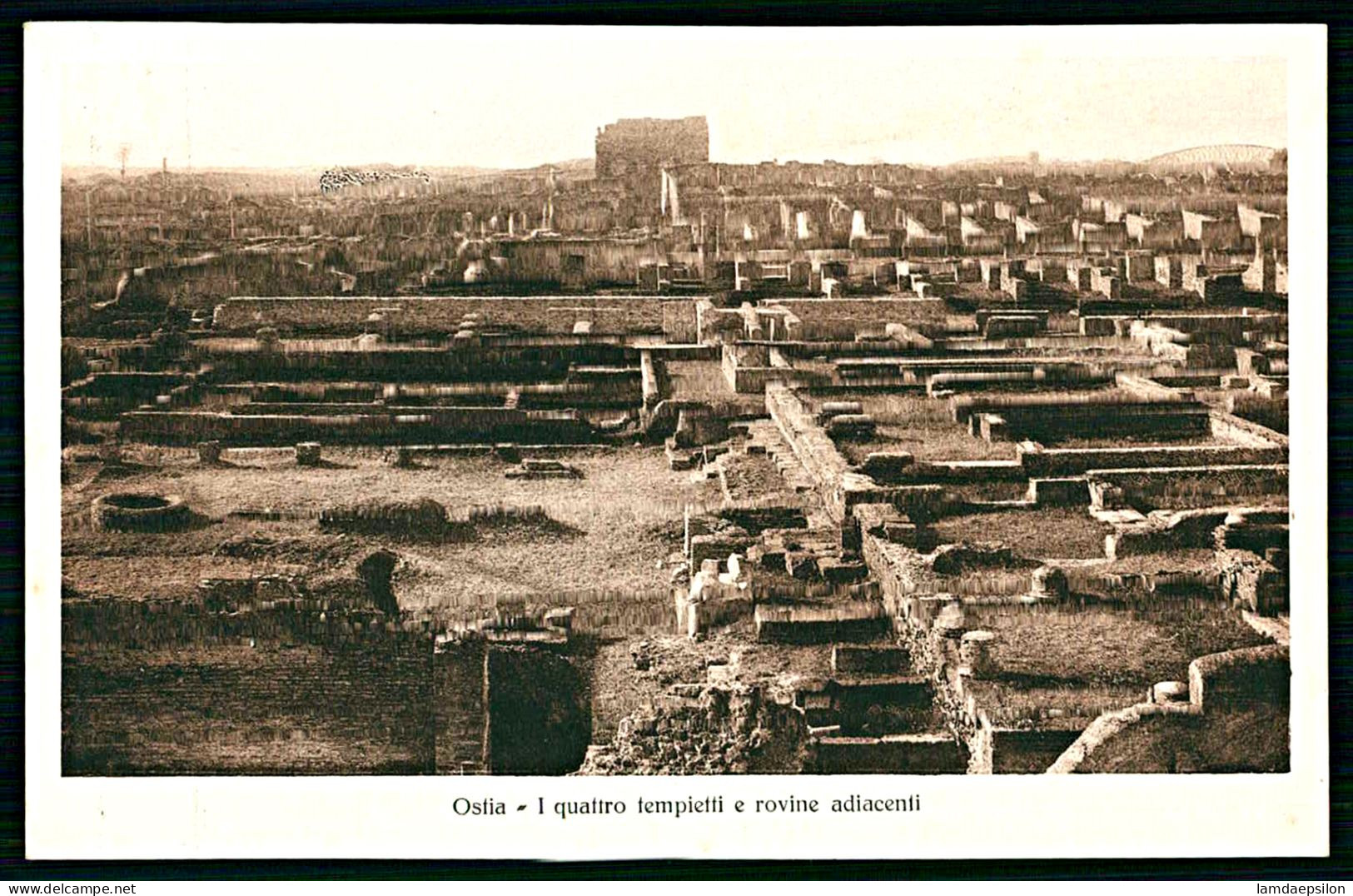 A63 ITALIE CPA  OSTIA - QUATTRO TEMPIETTI E ROVINE ADIACENTI - Colecciones Y Lotes