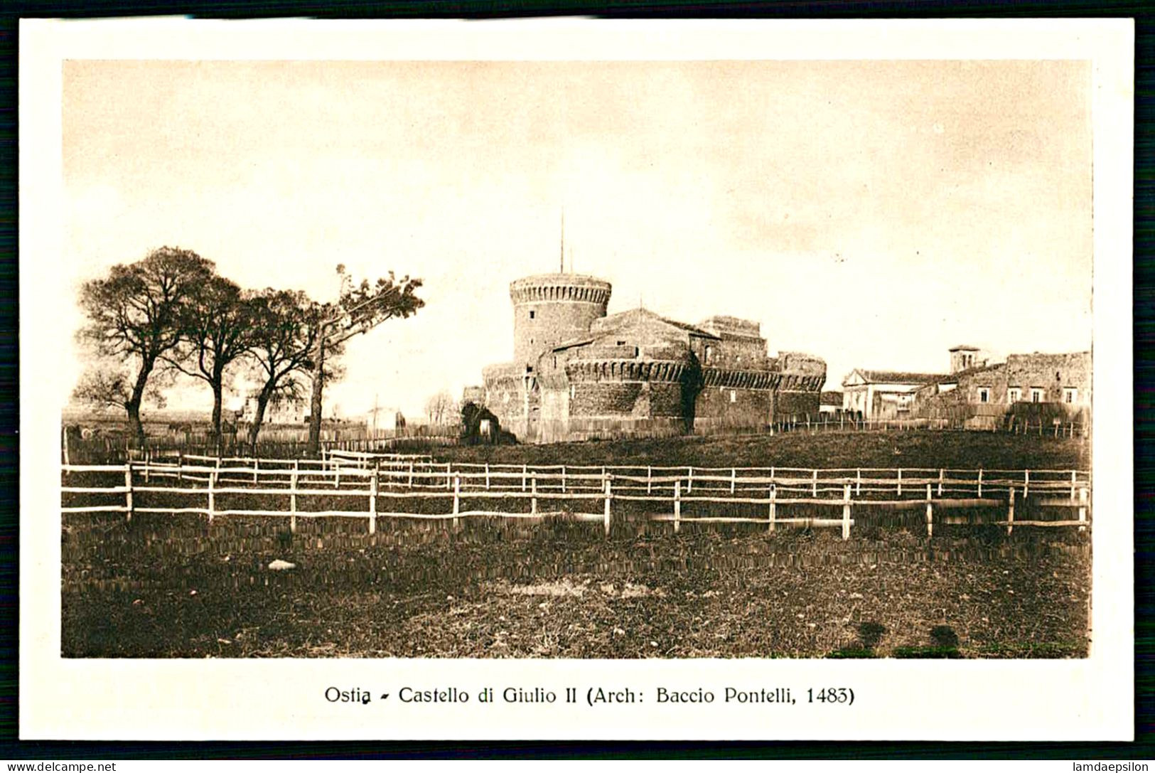 A63 ITALIE CPA  OSTIA - CASTELLO DI GIULIO II - Colecciones Y Lotes