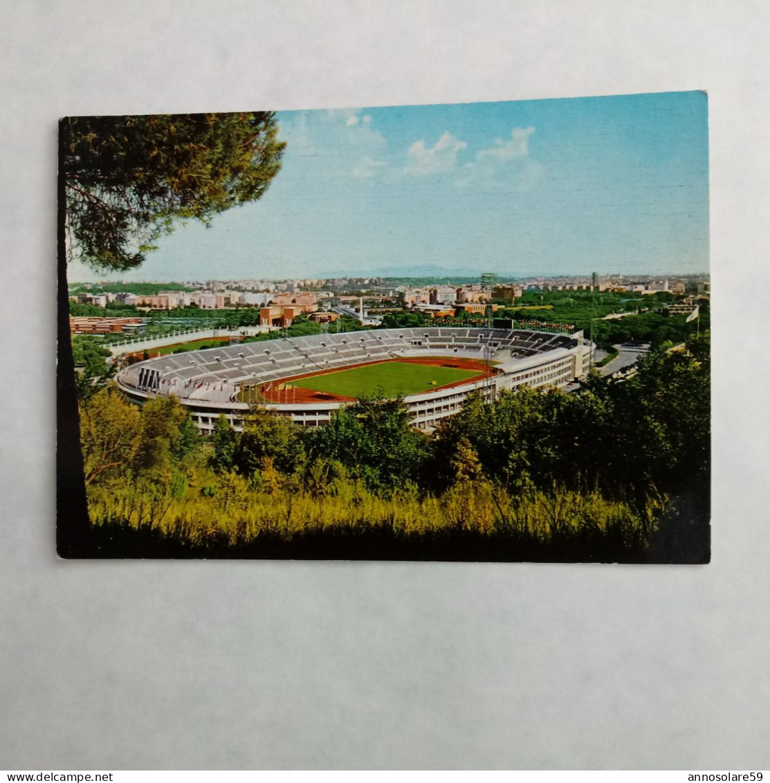 CARTOLINA: ROMA - STADIO DEI CENTOMILA NON VIAGGIATA - F/G - COLORI - LEGGI - Stadiums & Sporting Infrastructures