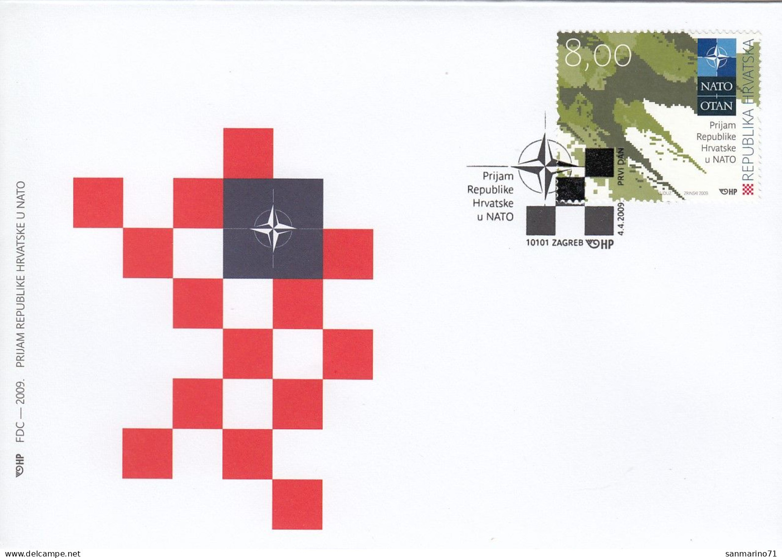 CROATIA FDC 900 - OTAN