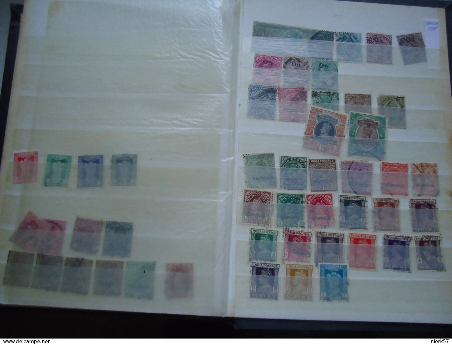 INDIA  USED AND MNH STAMPS  17 PAGES