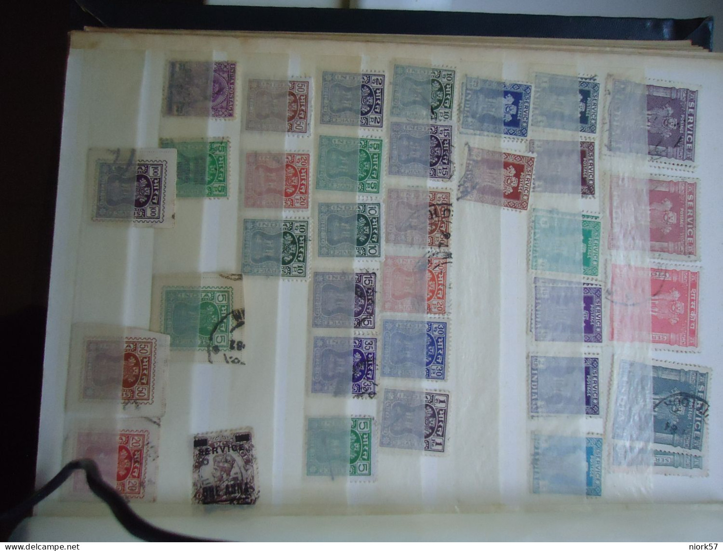 INDIA  USED AND MNH STAMPS  17 PAGES