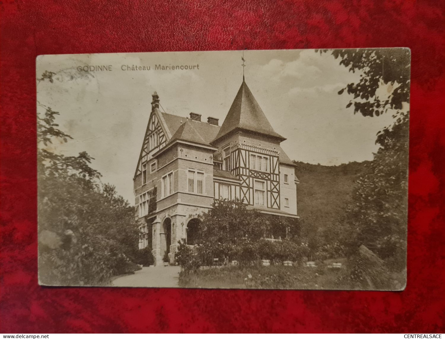 Carte BELGIQUE GEDINNE GODINNE CHATEAU MARIENCOURT - Gedinne