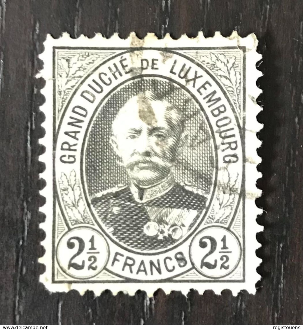 Timbre Oblitérés Luxembourg 1891 Y&t N° 67 - 1891 Adolphe De Face
